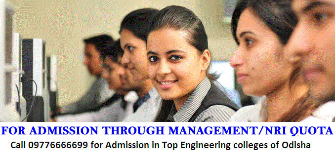 management quota admission btech odisha